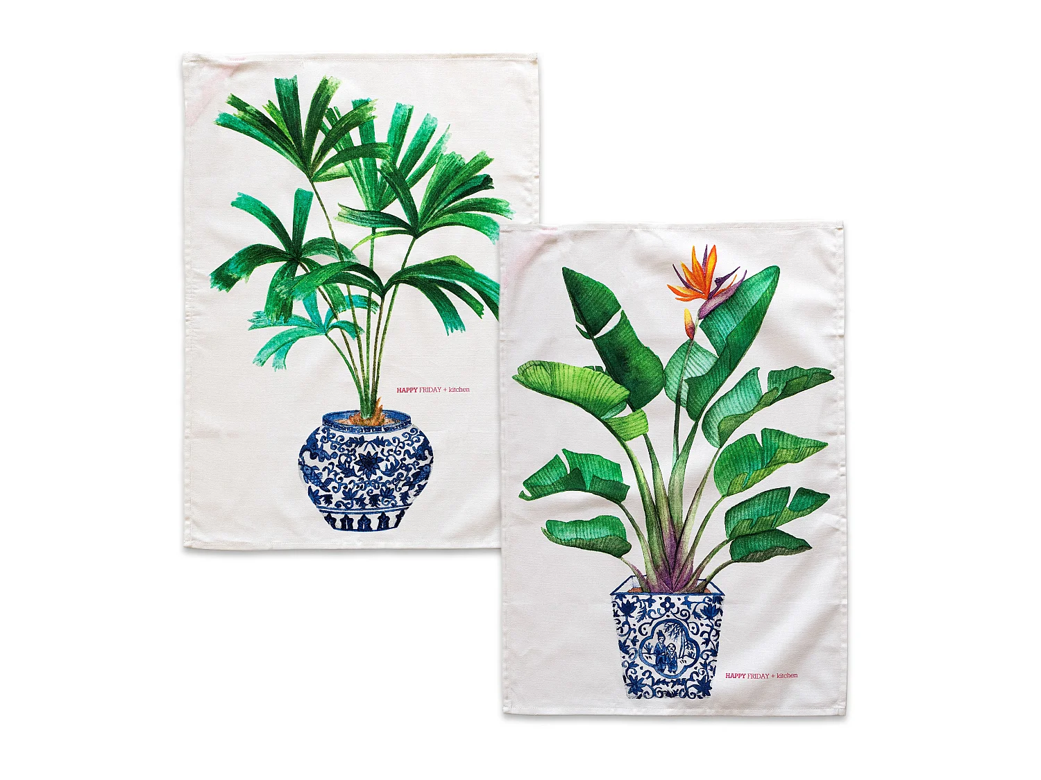 Geschirrtuch (2 tlg) 70x50 cm Porcelain