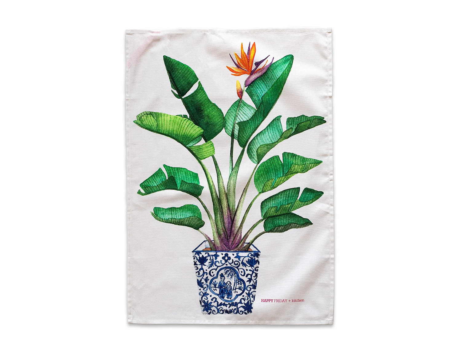 Paño de cocina 2 ud 70x50 cm Porcelain