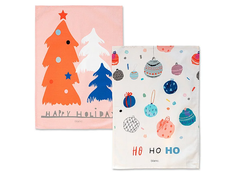 Strofinaccio (2 pezzi) 70x50 cm Ho ho ho