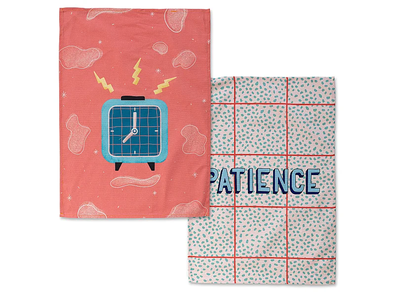 Geschirrtuch (2 tlg) 70x50 cm Patience