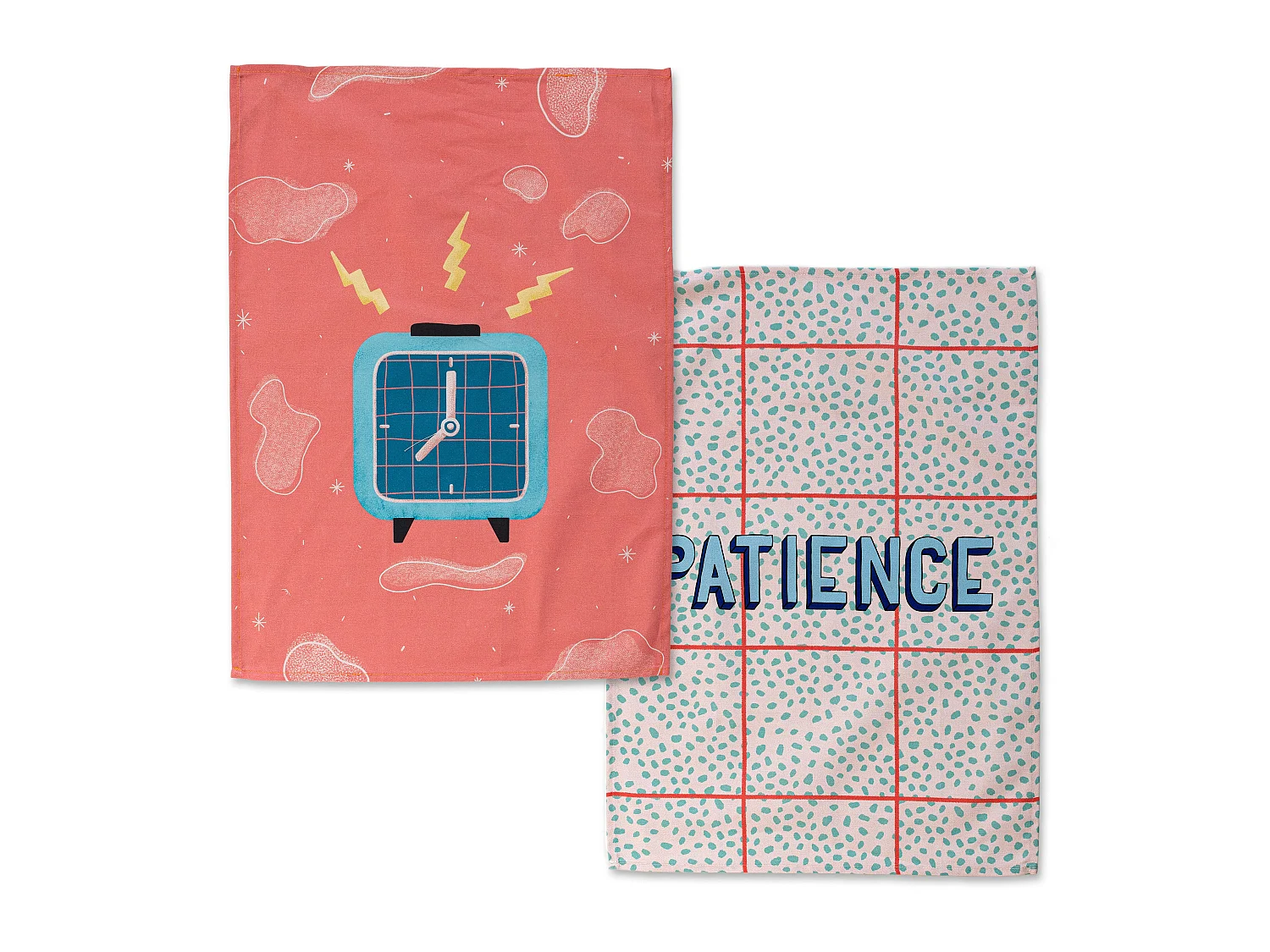 Paño de cocina 2 ud 70x50 cm Patience