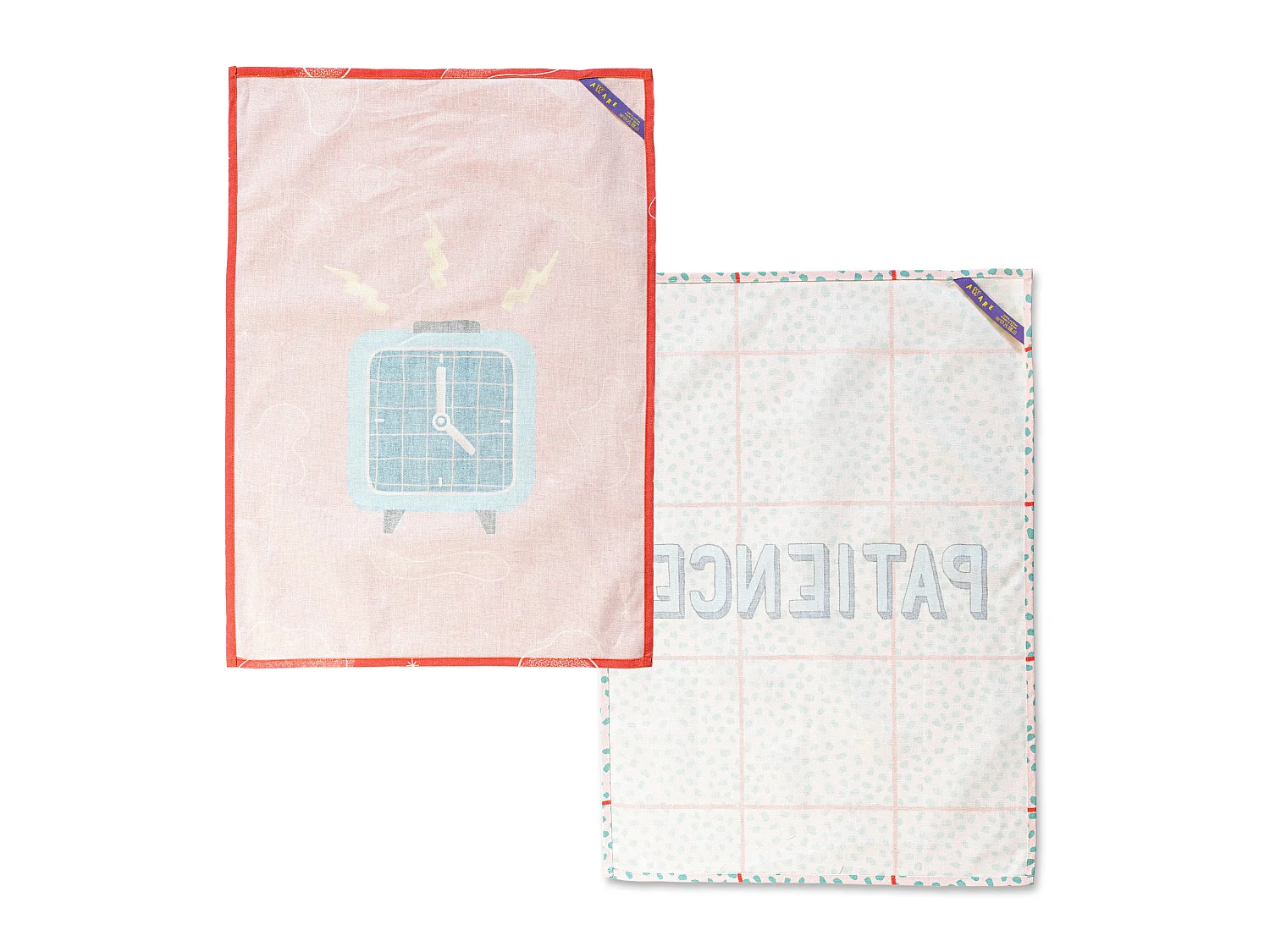 Paño de cocina 2 ud 70x50 cm Patience