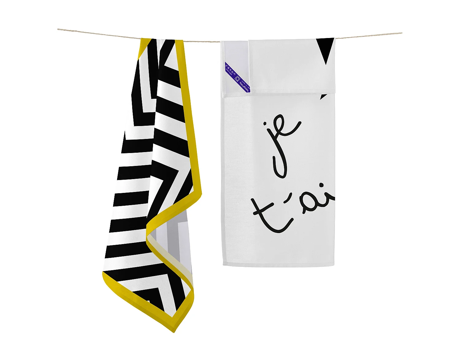 Geschirrtuch (2 tlg) 70x50 cm Amour