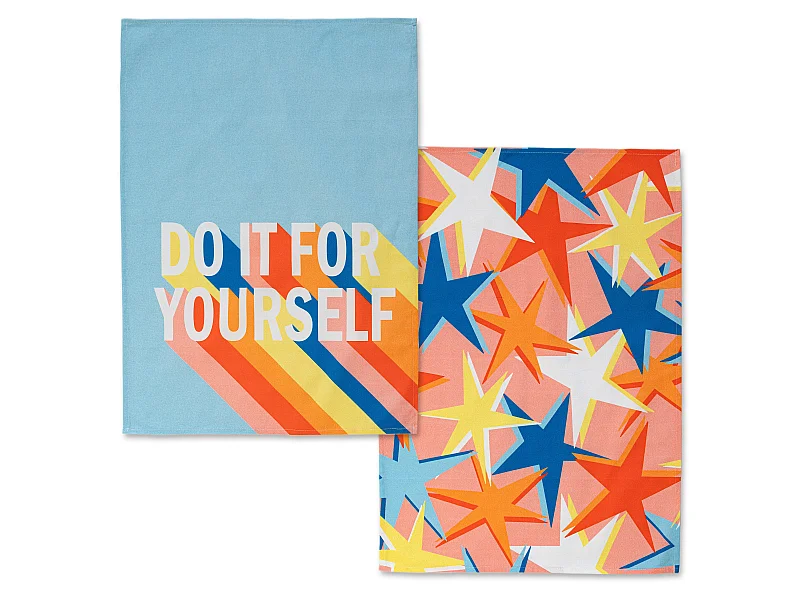 Geschirrtuch (2 tlg) 70x50 cm Do it