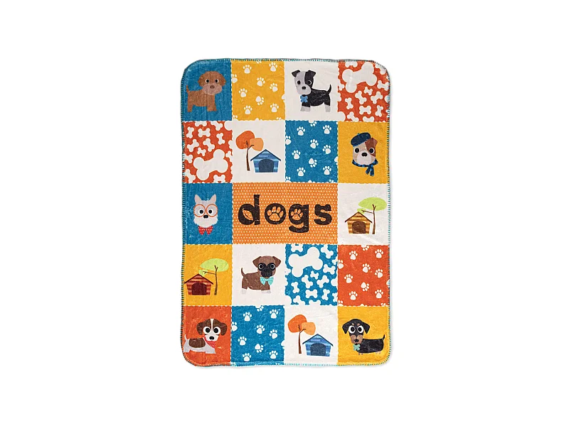 Decke 110x140 cm Dogs