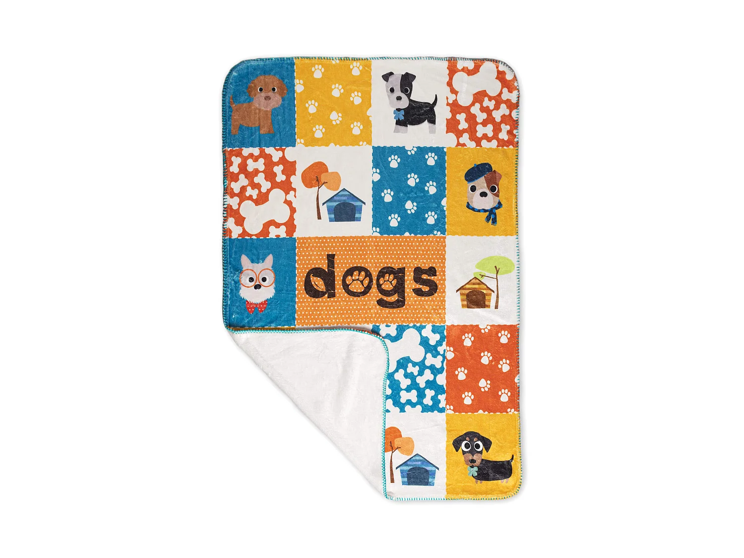 Manta 110x140 cm Dogs