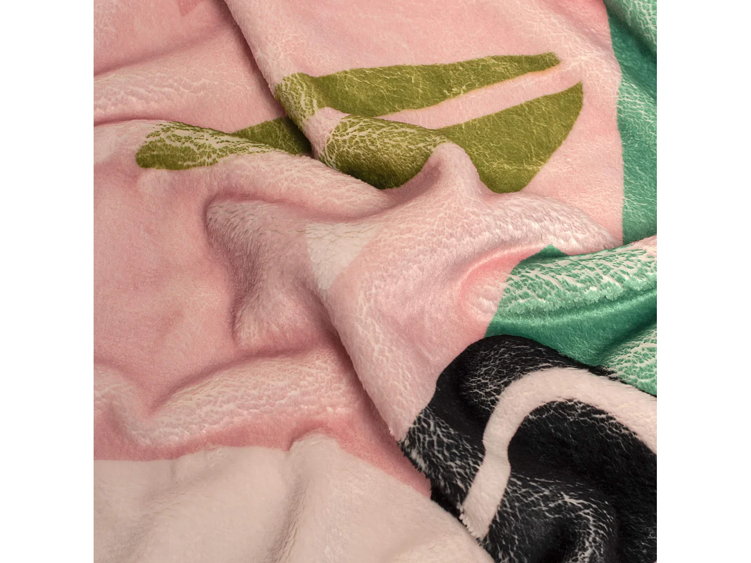 Decke 110x140 cm Panda garden