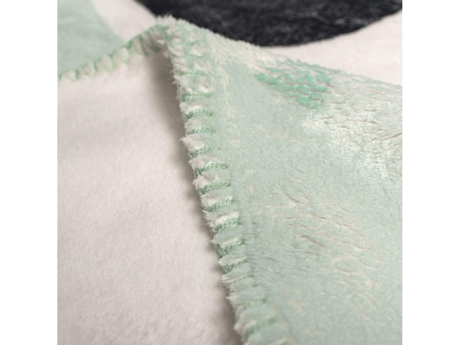 Decke 110x140 cm Panda garden blue