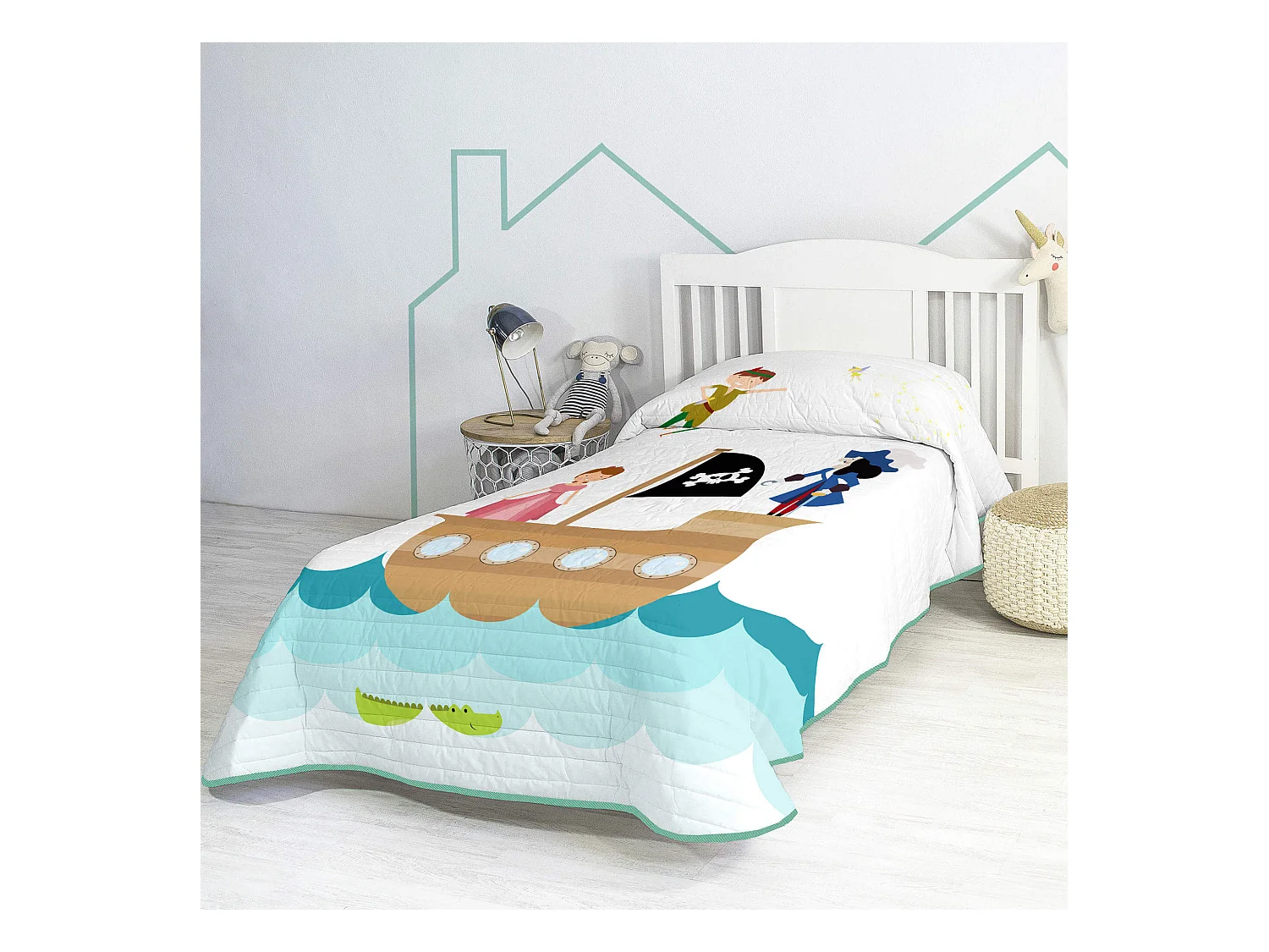 Colcha Cama 80/90 (180x260 cm) Flying boy