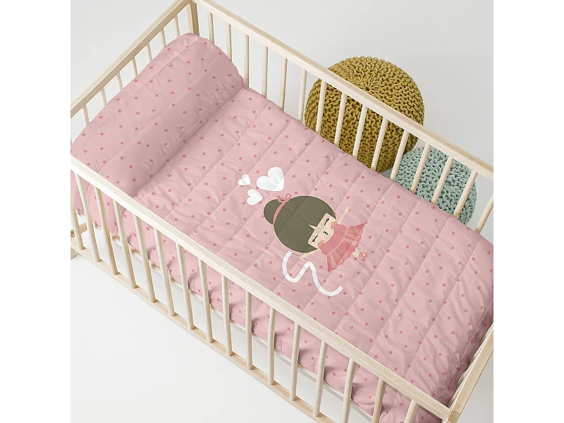 Tagesdecke Kinderbett 100x130 cm Dancing