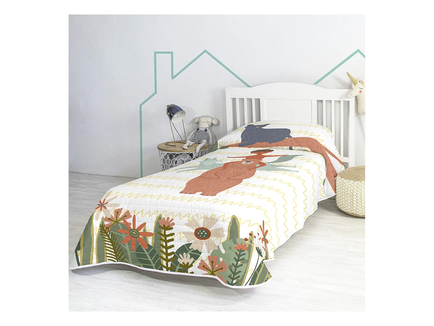 Tagesdecke 200x260 cm Jungle life