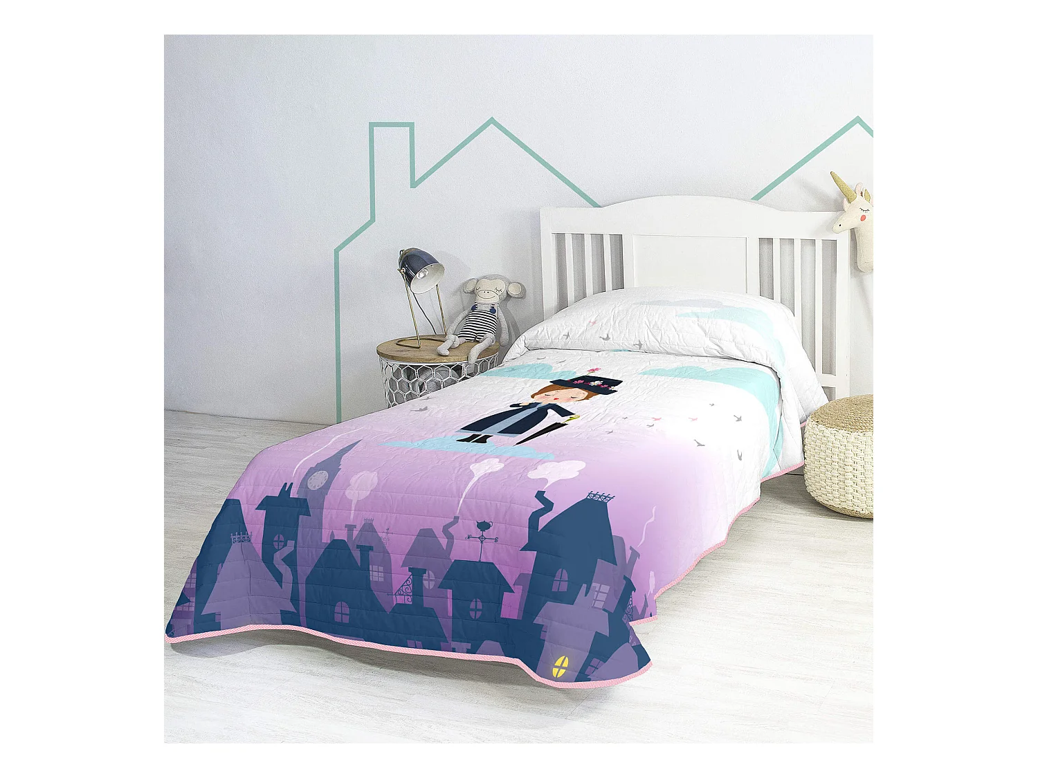 Colcha Cama 80/90 (180x260 cm) Nanny