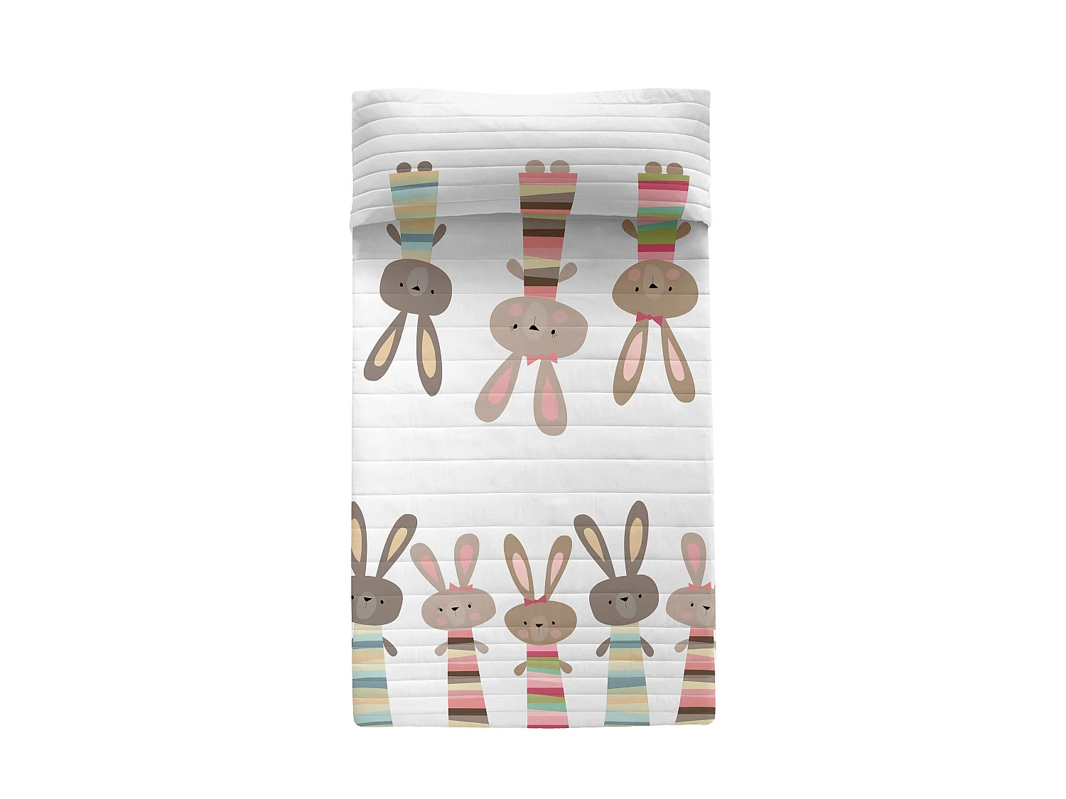 Colcha Cama 105 (200x260 cm) Rabbit family