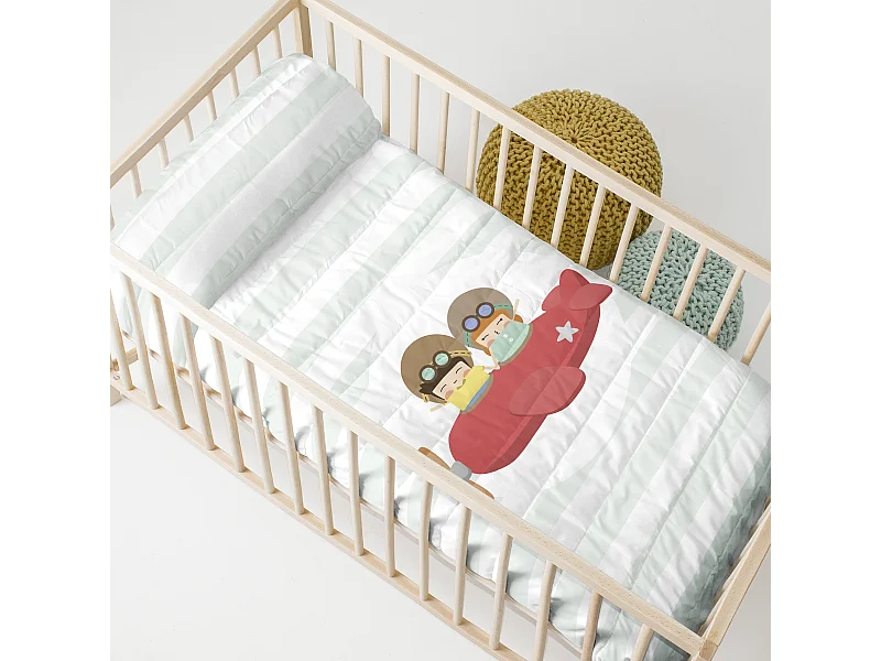 Colcha Cuna (100x130 cm) Learning to fly