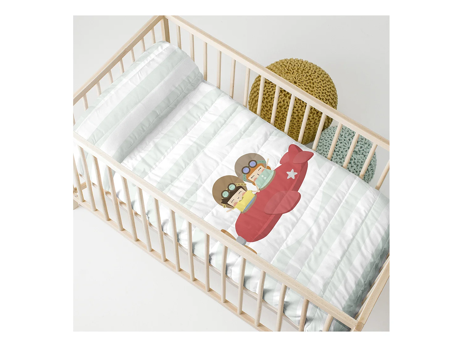 Colcha Cuna (100x130 cm) Learning to fly