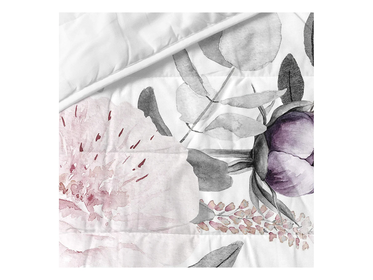 Trapunta Singolo 180x260 cm Delicate bouquet