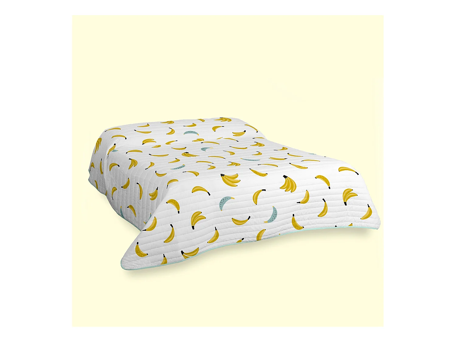 Colcha Cama 160 (260x260 cm) Sweet banana