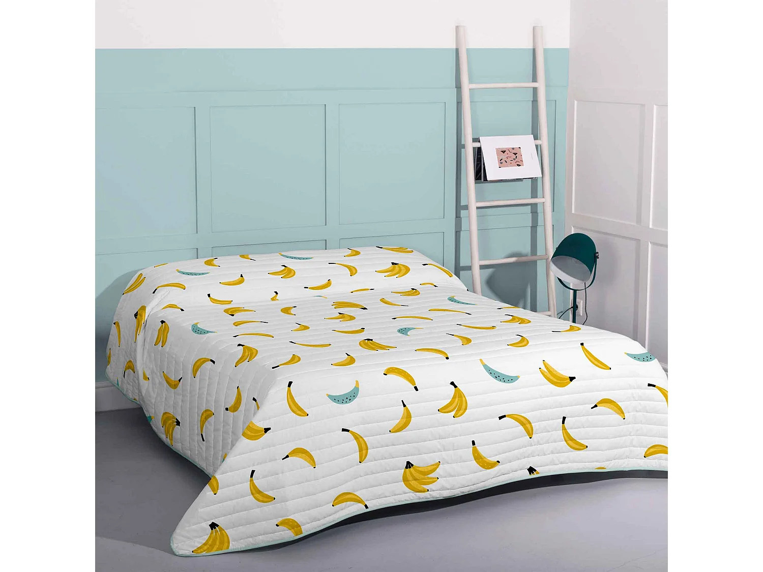 Colcha Cama 160 (260x260 cm) Sweet banana