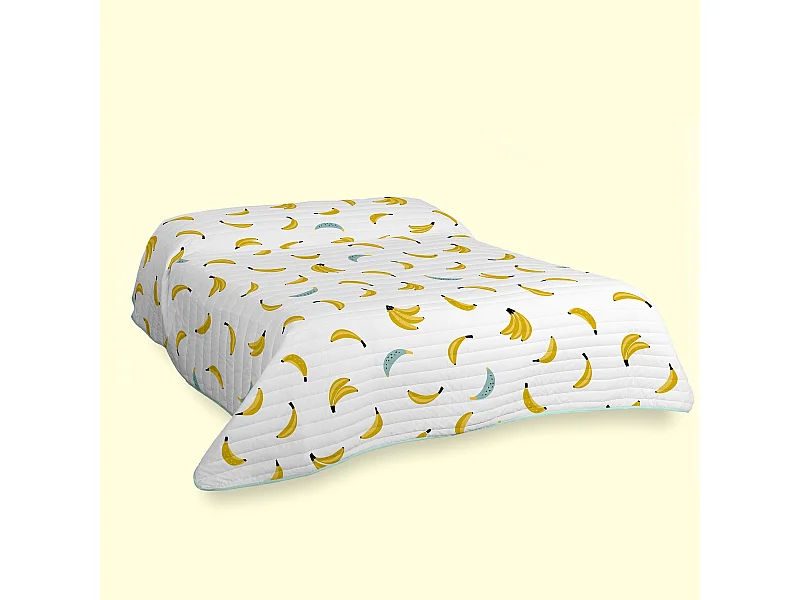 Colcha Cama 160 (260x260 cm) Sweet banana