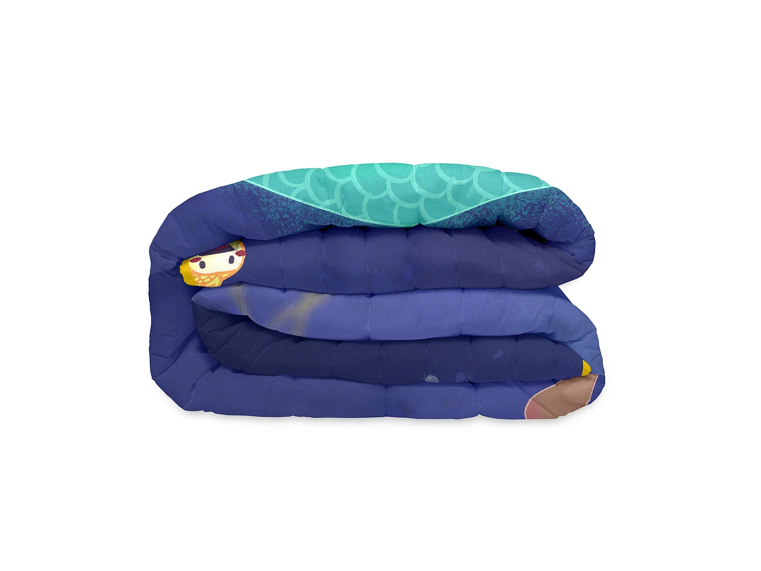 Colcha Cama 80/90 (180x260 cm) Happy mermaid