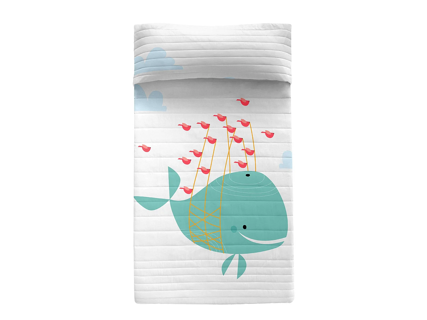 Tagesdecke 180x260 cm Whale