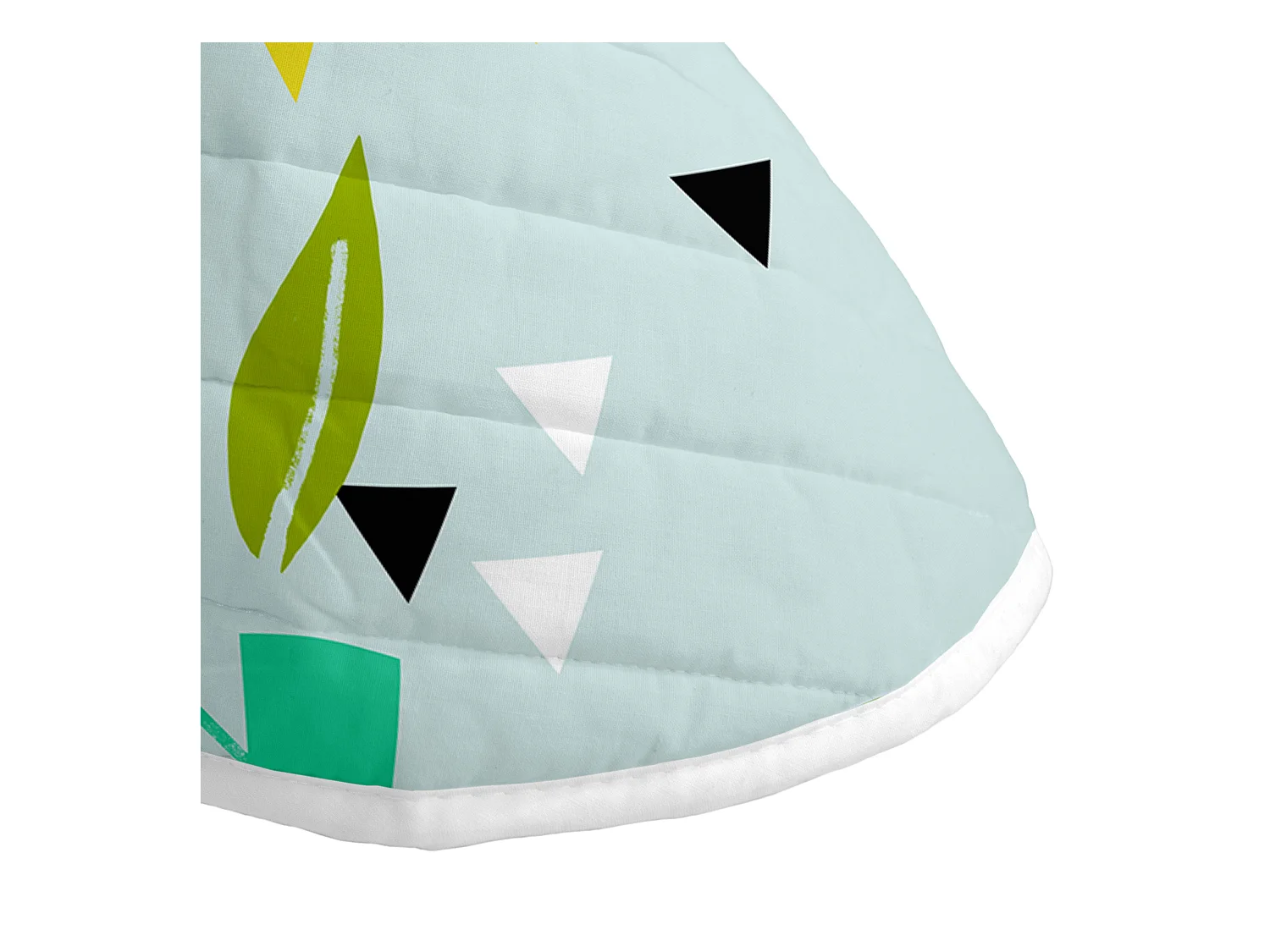 Tagesdecke 200x260 cm Panda garden blue