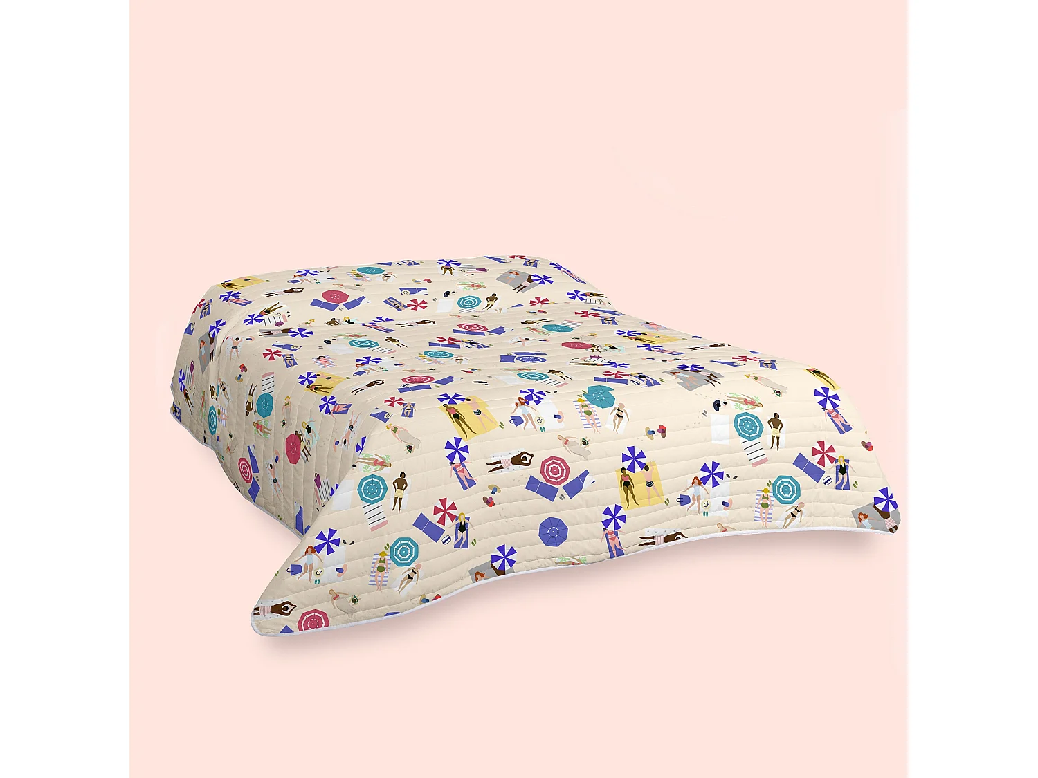 Couvre-lit 260x260 cm Sunny vibes