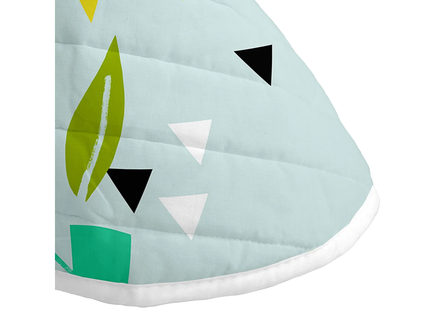 Tagesdecke 180x260 cm Panda garden blue