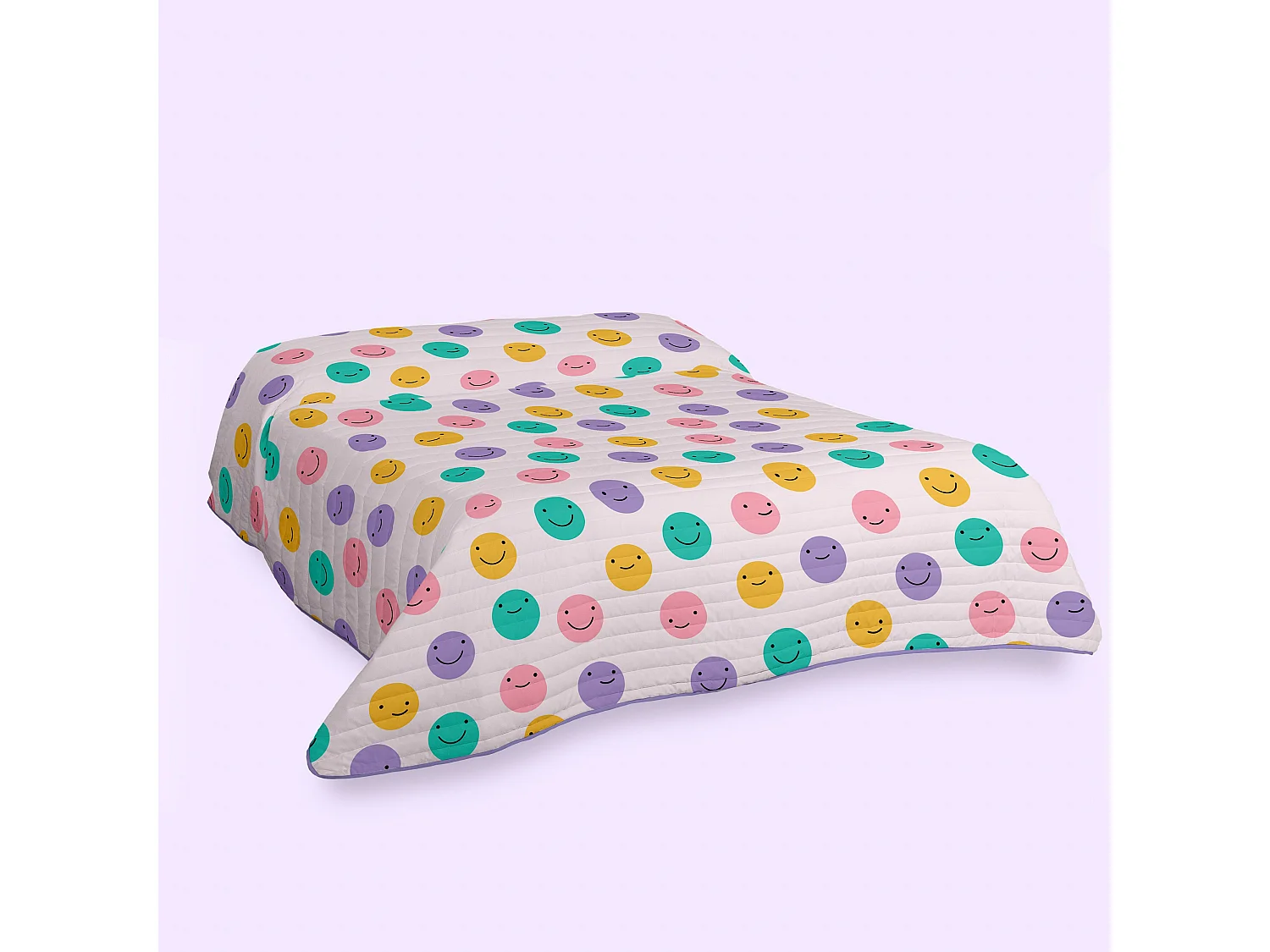 Tagesdecke 240x260 cm Funny faces
