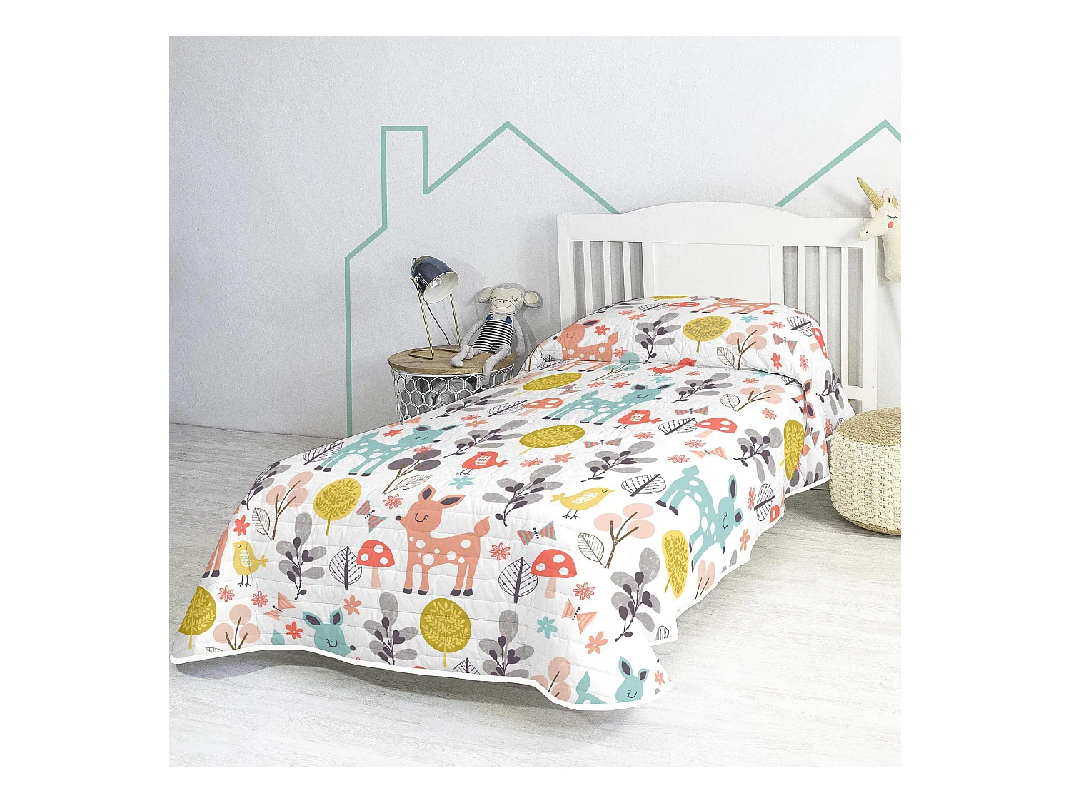 Tagesdecke 180x260 cm Woodland