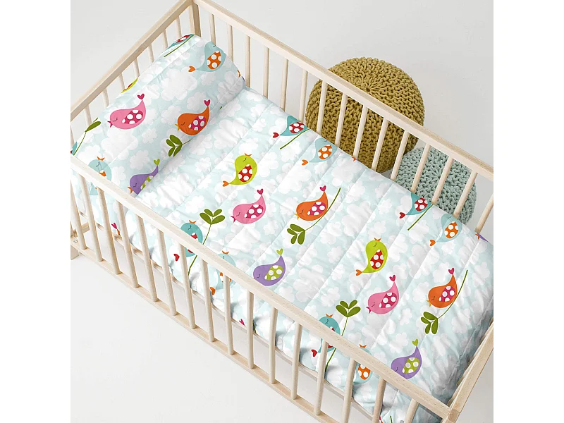 Colcha Cuna (100x130 cm) Little birds