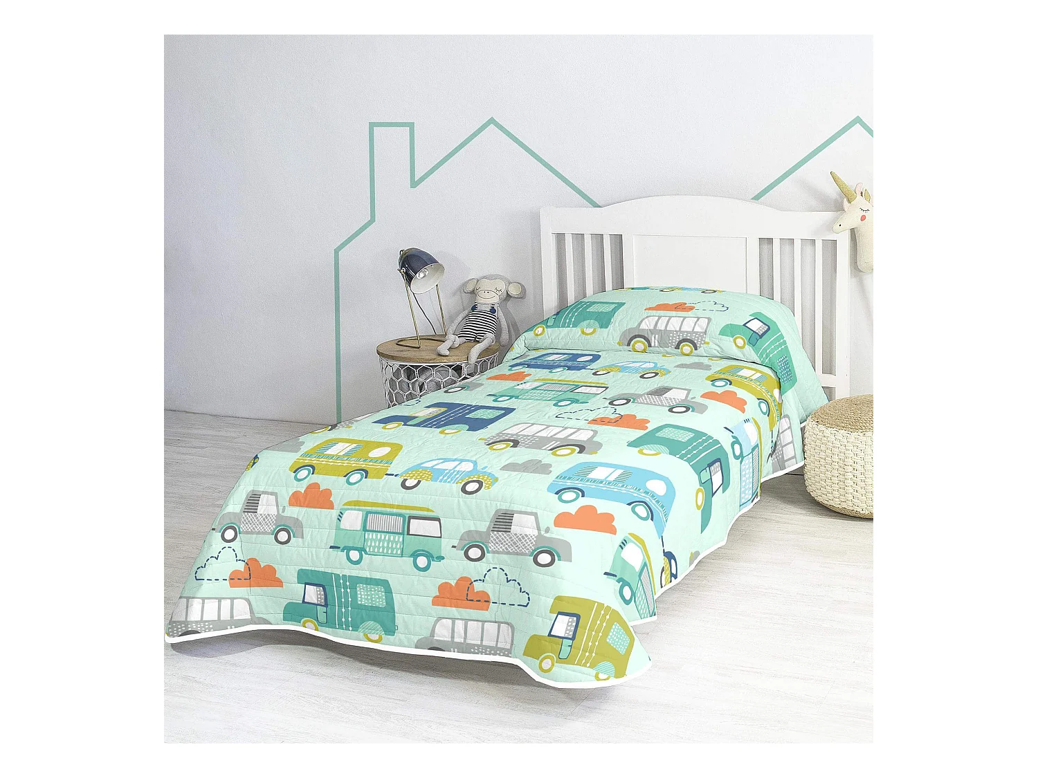 Colcha Cama 80/90 (180x260 cm) Holidays
