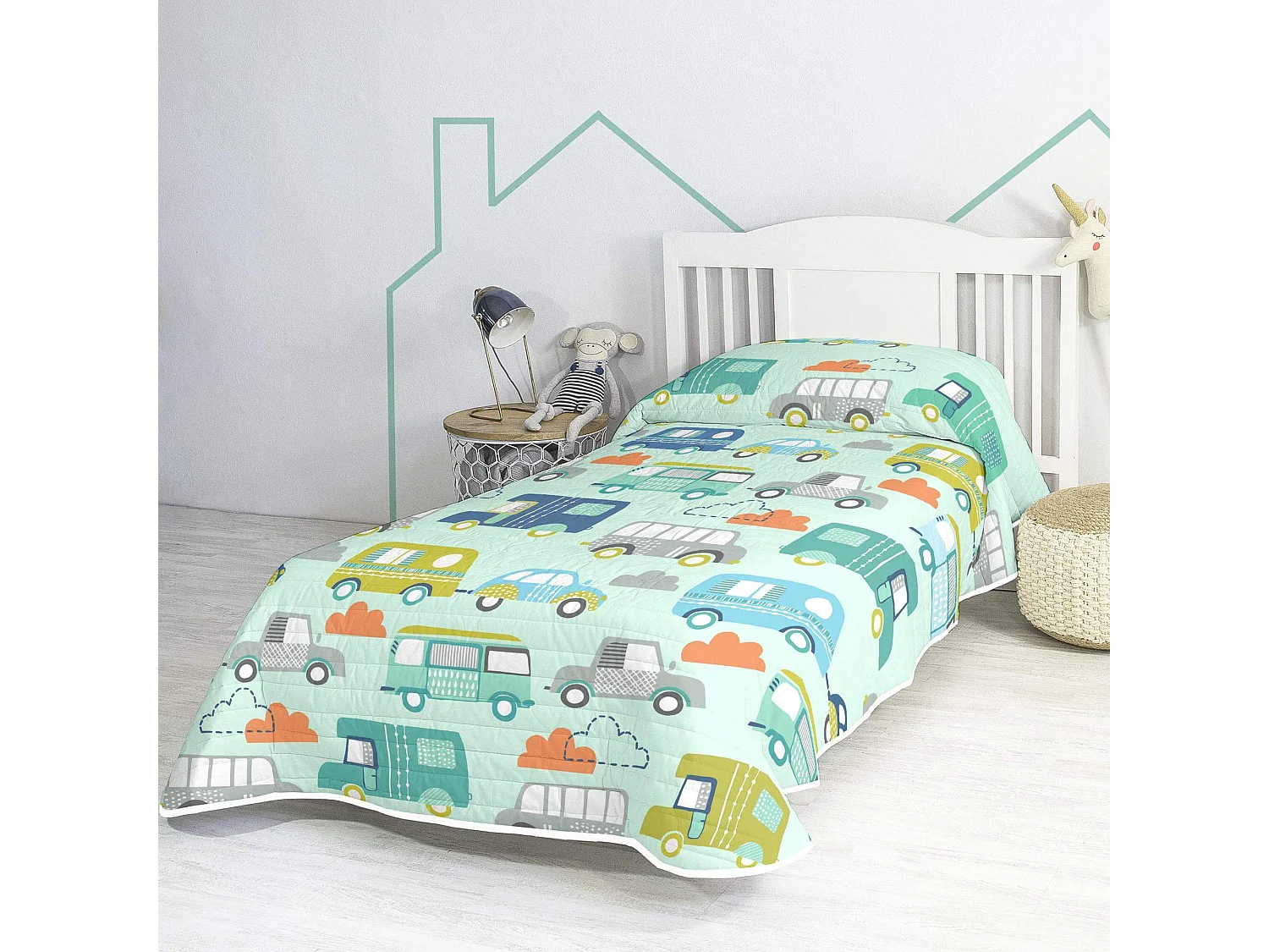 Colcha Cama 80/90 (180x260 cm) Holidays