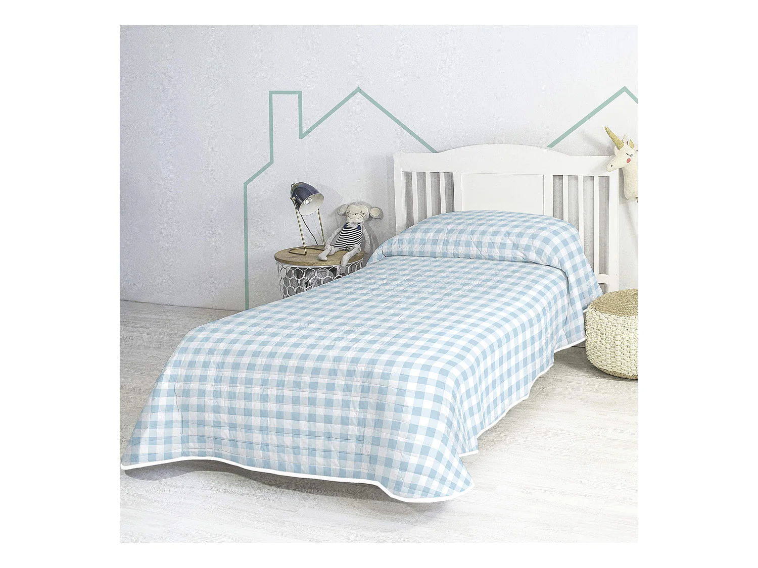 Colcha Cama 105 (200x260 cm) Vichy