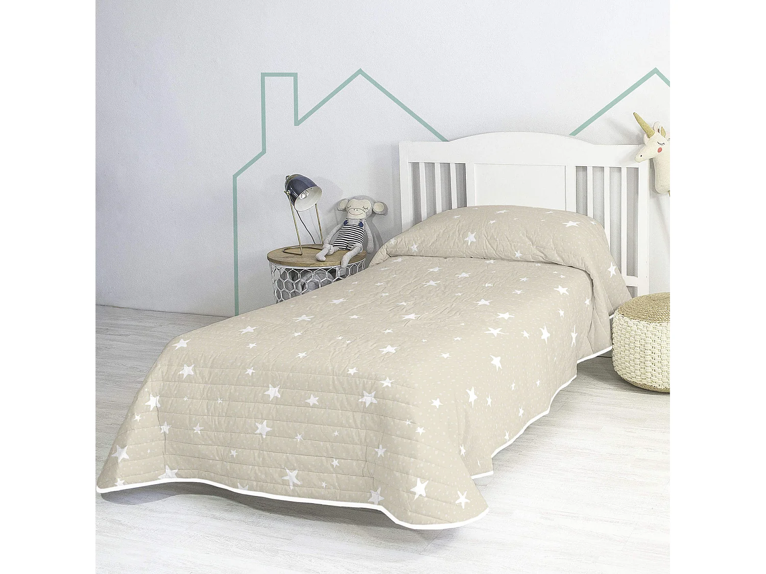 Colcha Cama 105 (200x260 cm) Little star