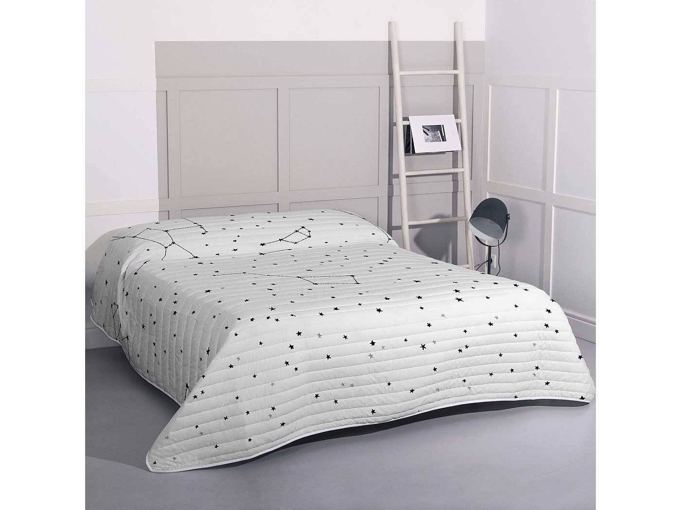 Colcha Cama Funda Sofá Piquet Multiusos Made In Italy 170 X 270 CM Cometas Azul 87812158