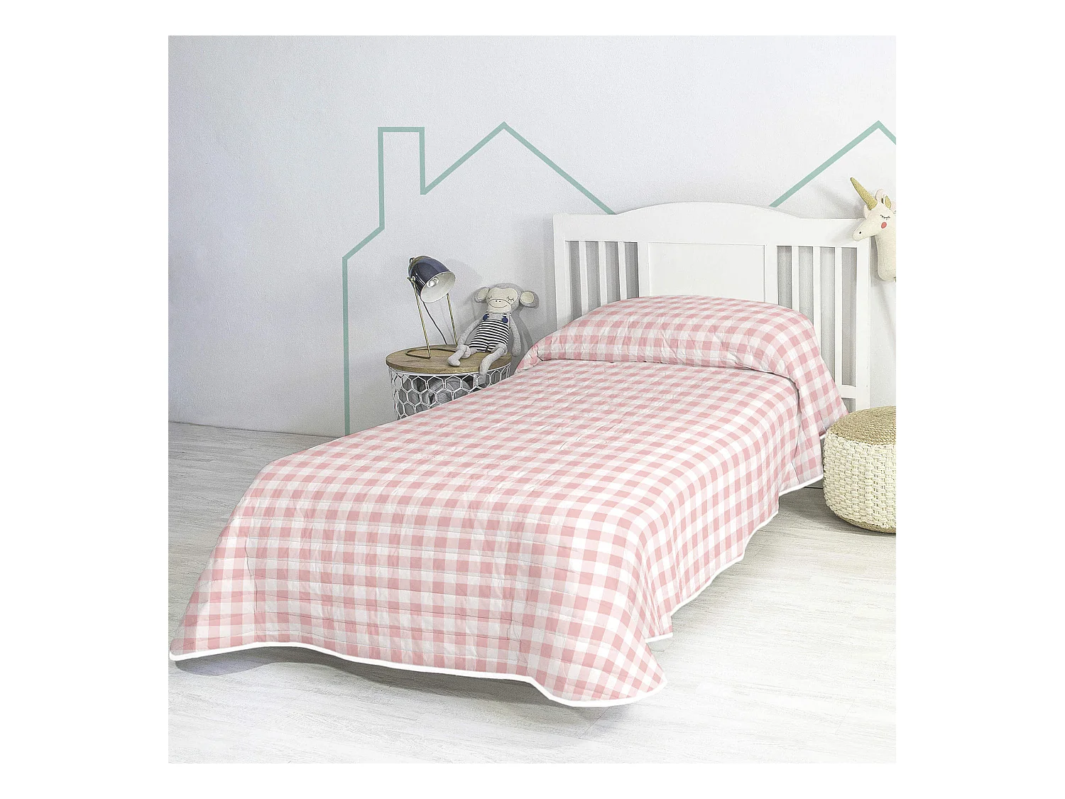 Colcha Cama 105 (200x260 cm) Vichy