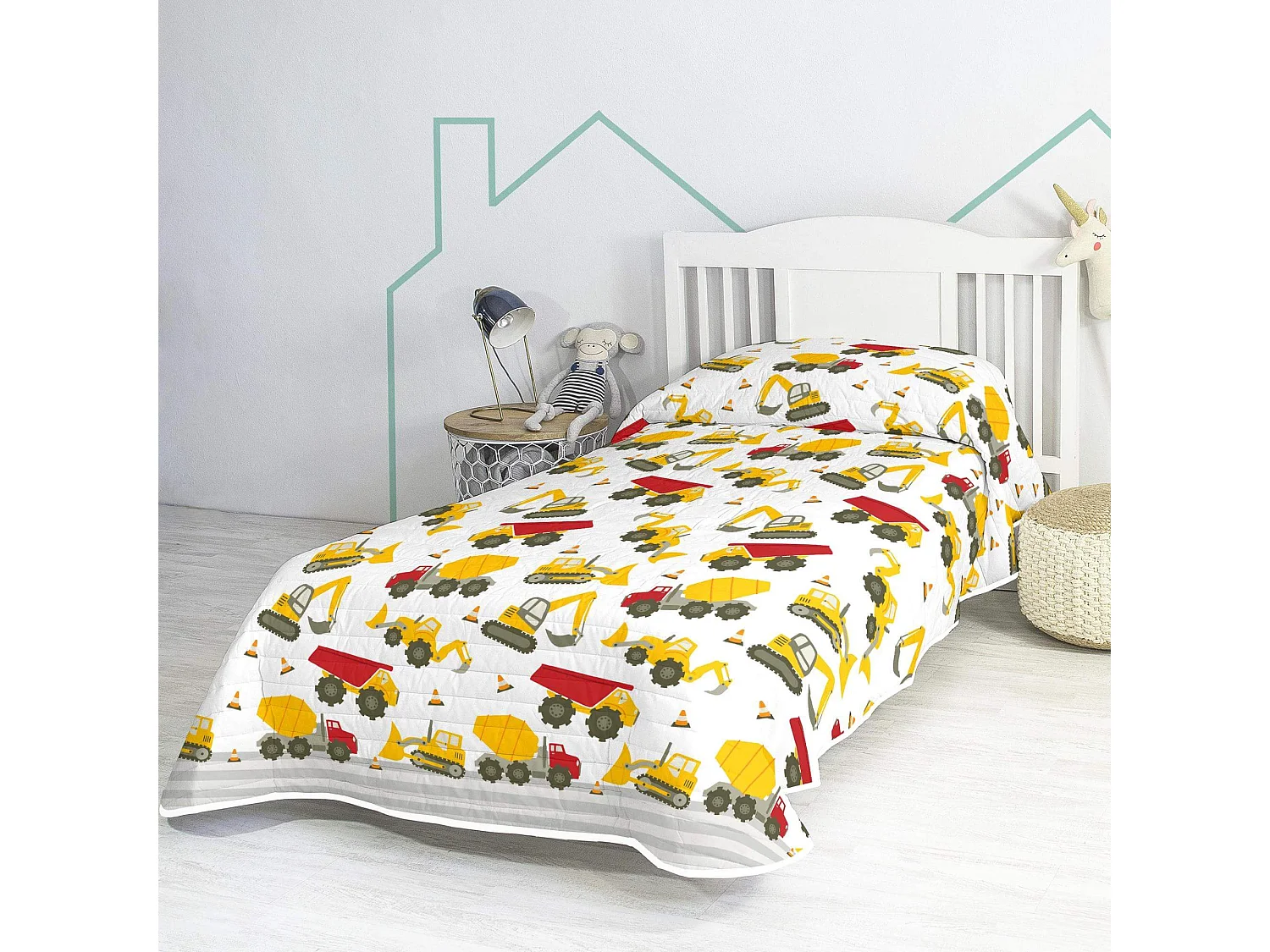 Tagesdecke 180x260 cm Machinery