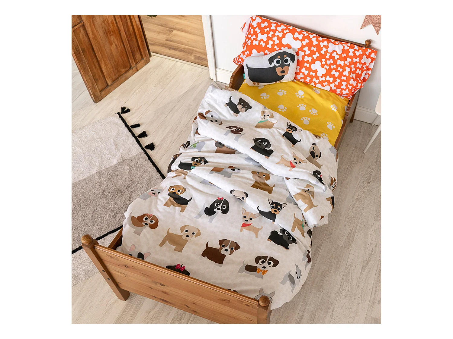 Bettbezug-set 135/140x200 cm Dogs