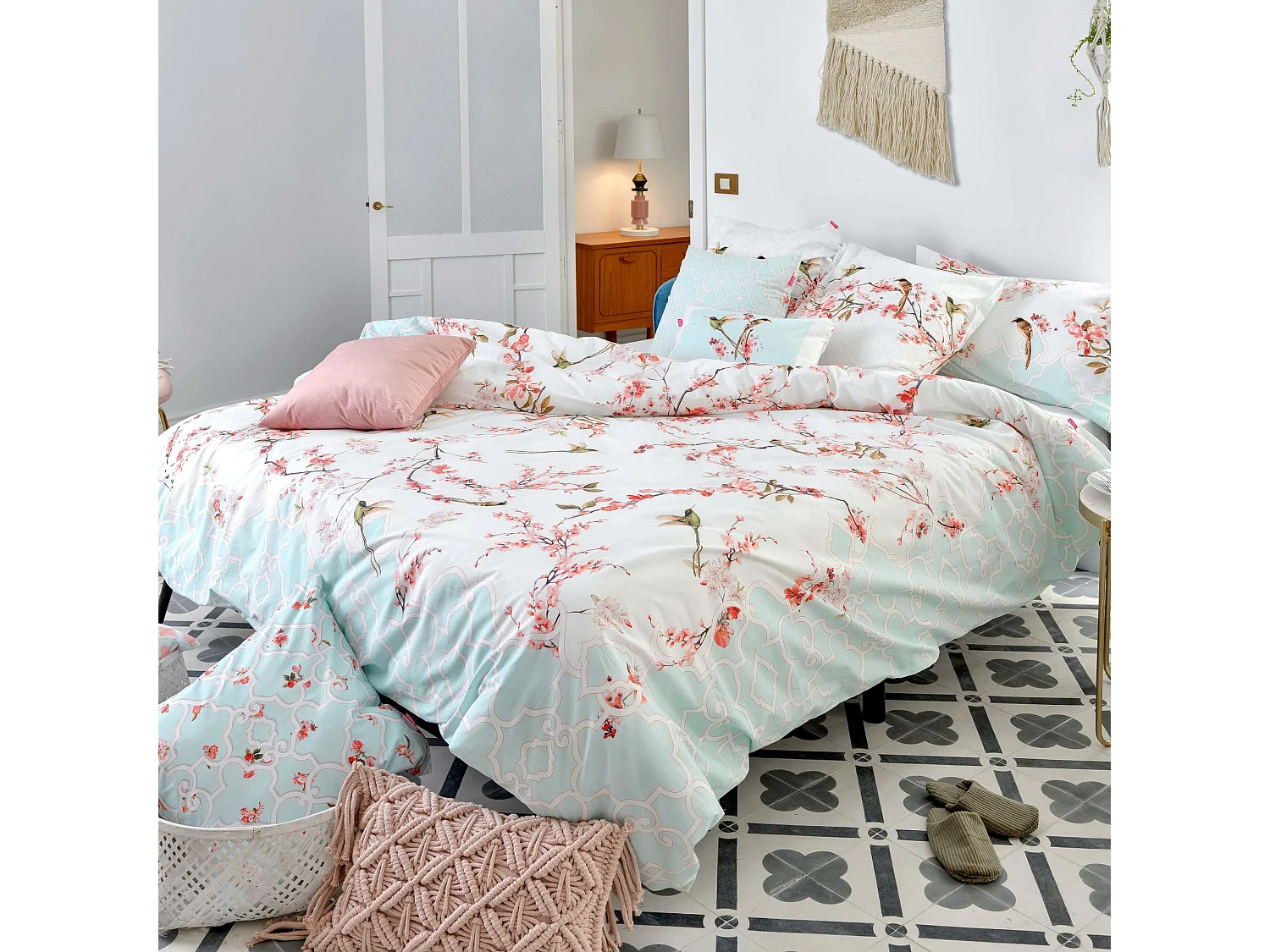 Housse de couette 140x200 cm Sakura