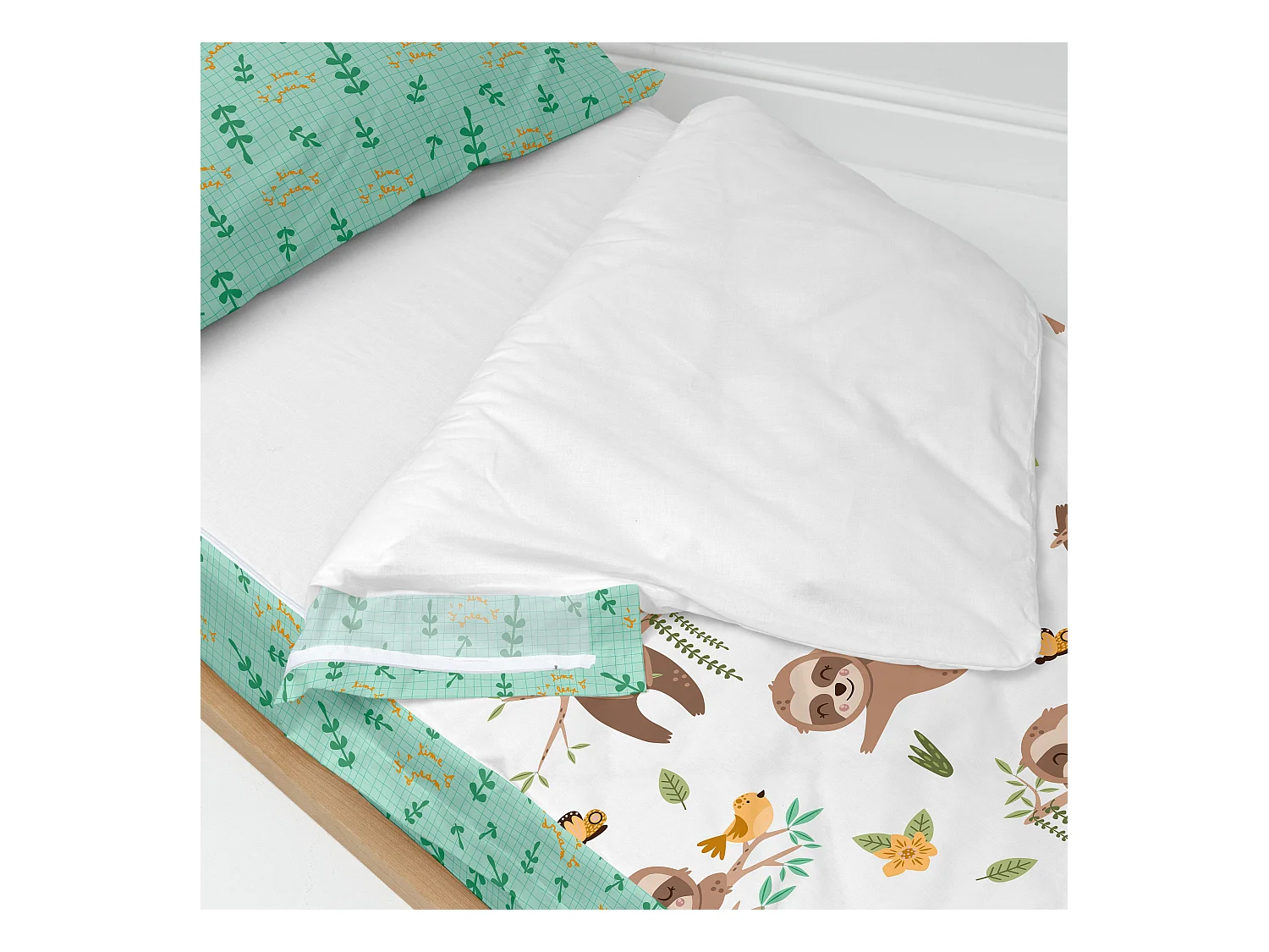 Nordic sack 90x200 cm Ohne füllung Happy sloth