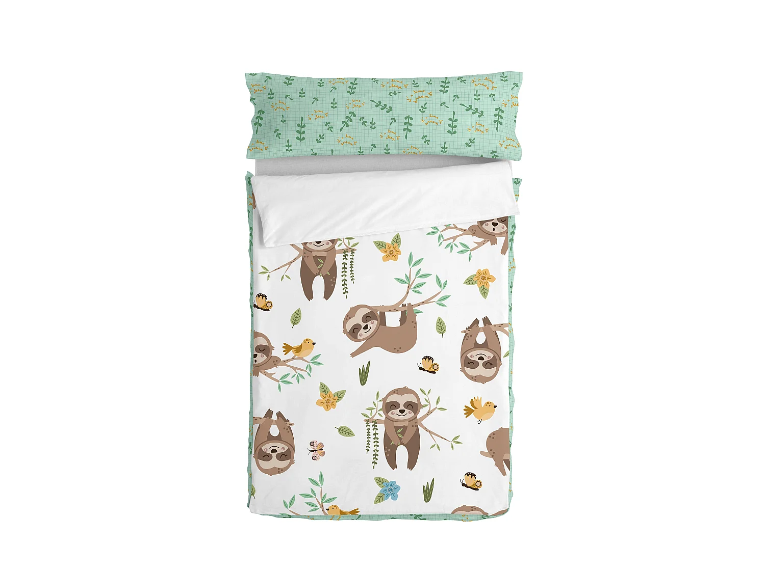 Nordic sack 90x200 cm Ohne füllung Happy sloth