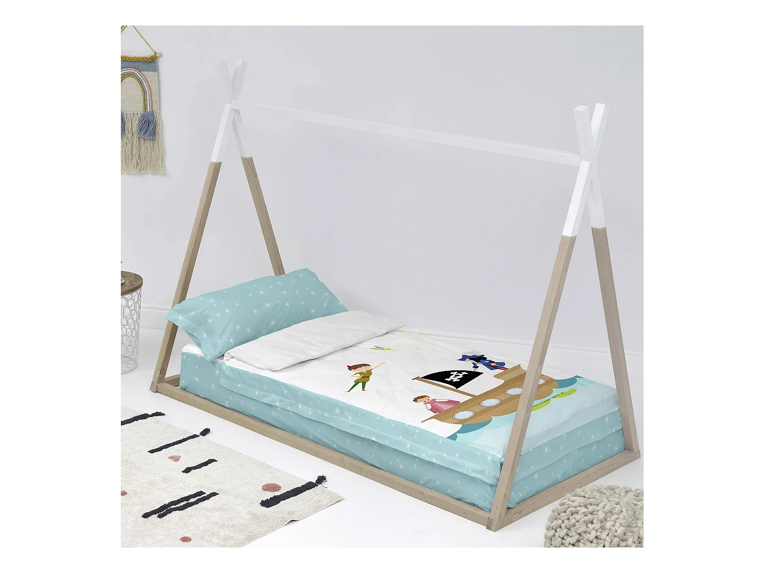 Sacco copripiumino Singolo 90x200 cm Senza imbottitura Flying boy