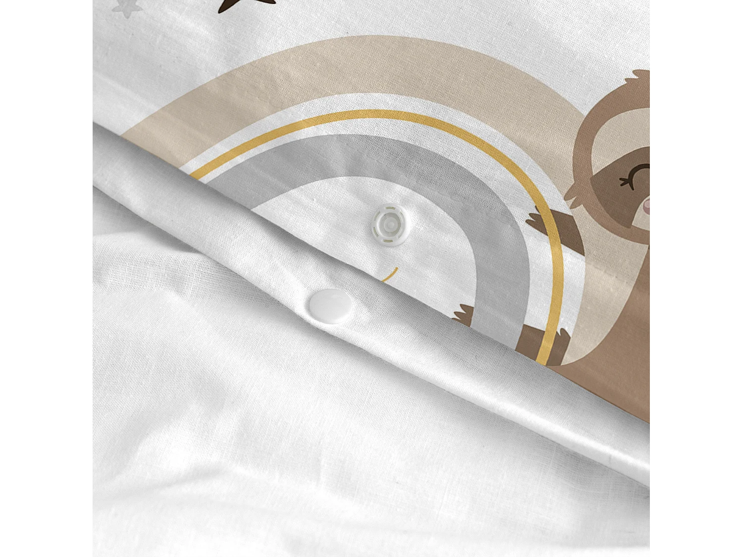 Bettbezug-set 135/140x200 cm Sleepy sloth