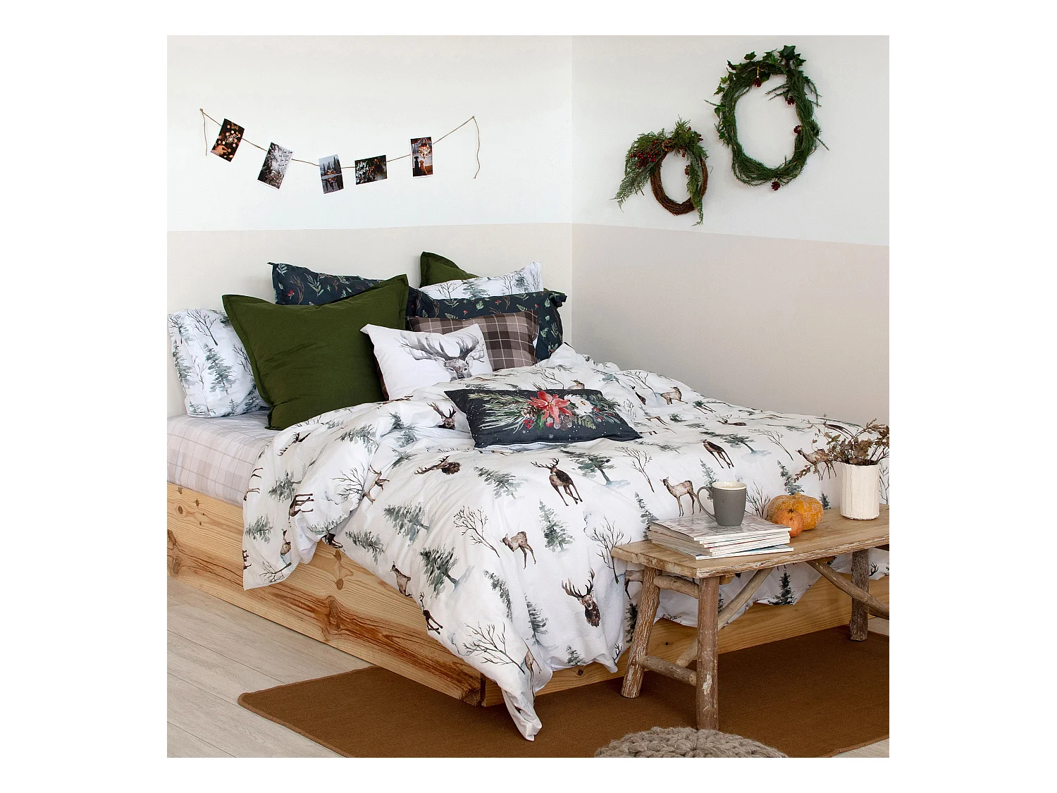 Funda nórdica Cama 150/160 (240x220 cm) Mystical winter