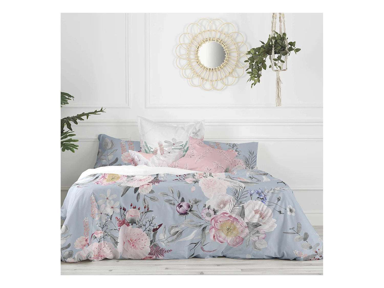 Funda nórdica Cama 105 (180x220 cm) Soft bouquet