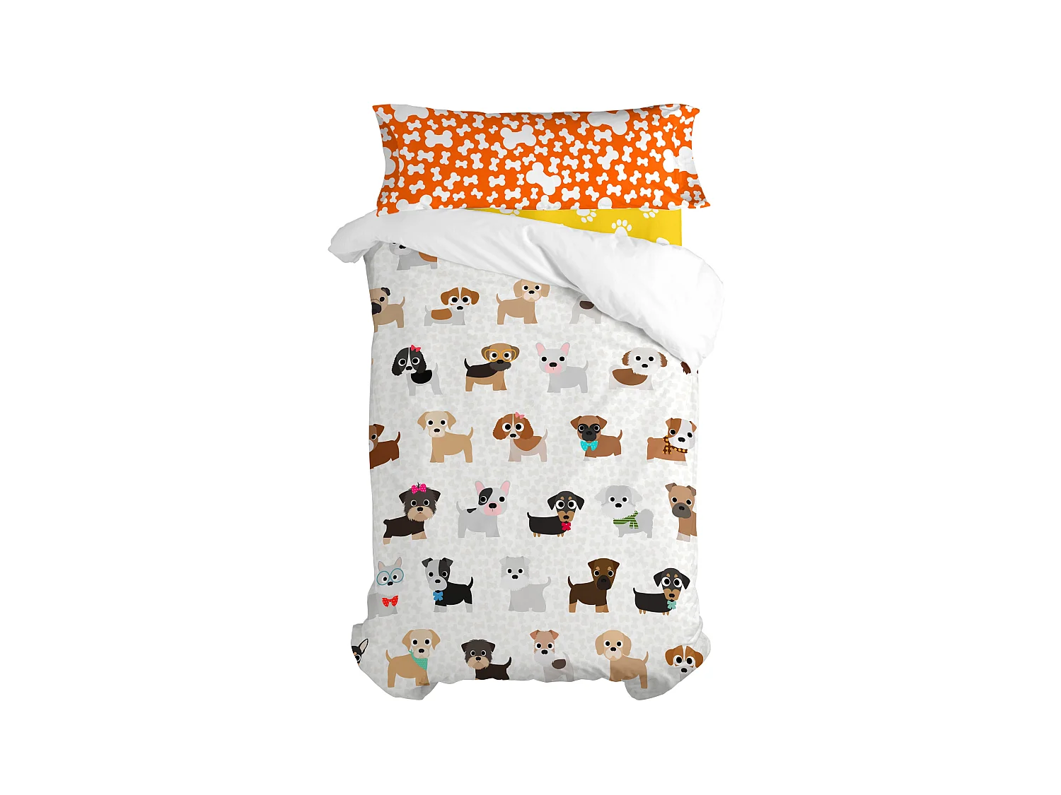 Juego nórdico Cama 105 (180x220 cm) Dogs