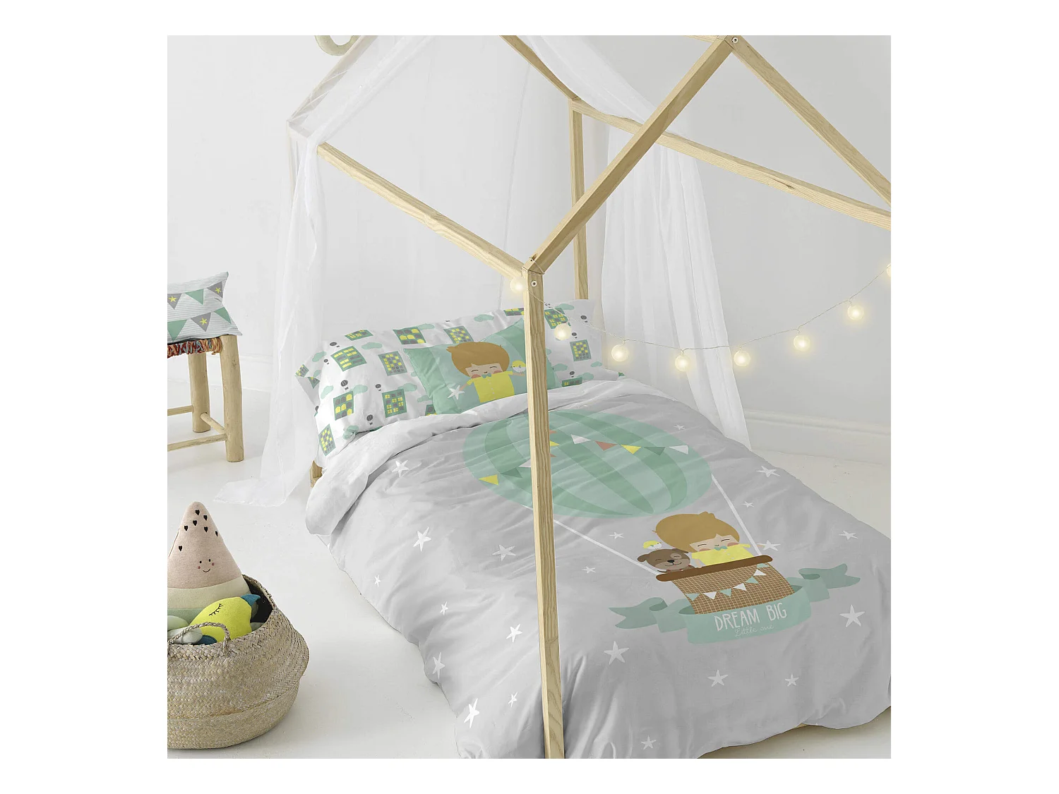 Juego nórdico 140x200 cm Air balloon