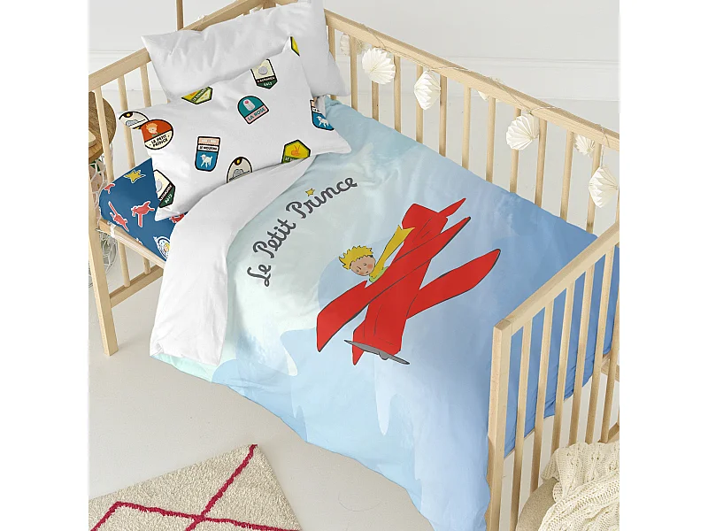 Bettbezug-set Kinderbett 115x145 cm Son avion