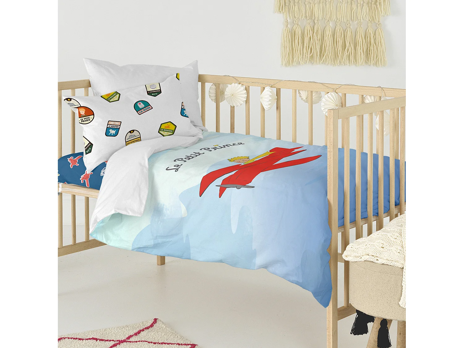 Bettbezug-set Kinderbett 115x145 cm Son avion
